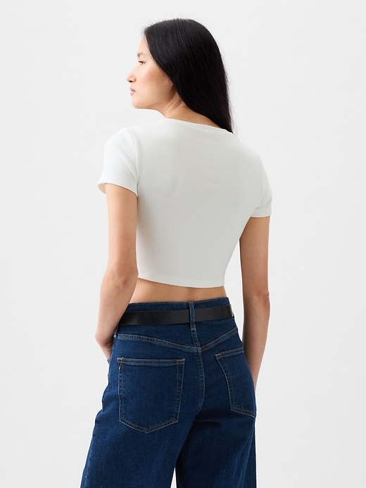 Image number 2 showing, Modern Cropped T-Shirt