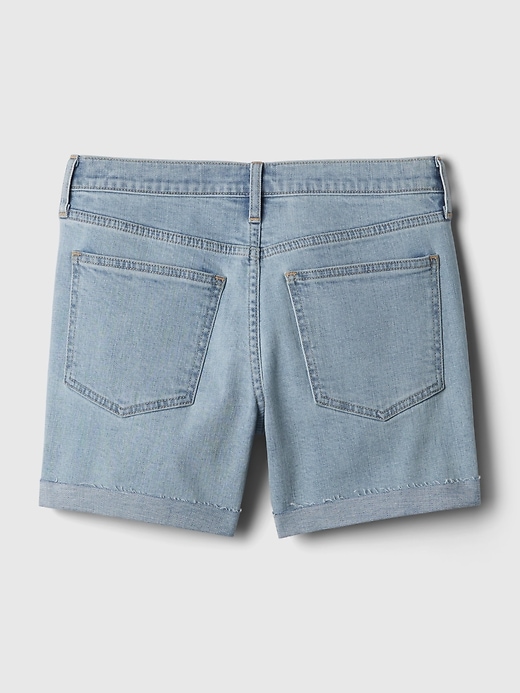 Image number 8 showing, 5" Mid Rise Denim Girlfriend Shorts