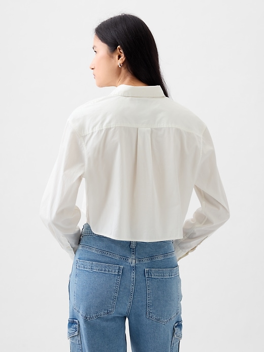 Image number 2 showing, Organic Cotton Ultra-Cropped Shirt