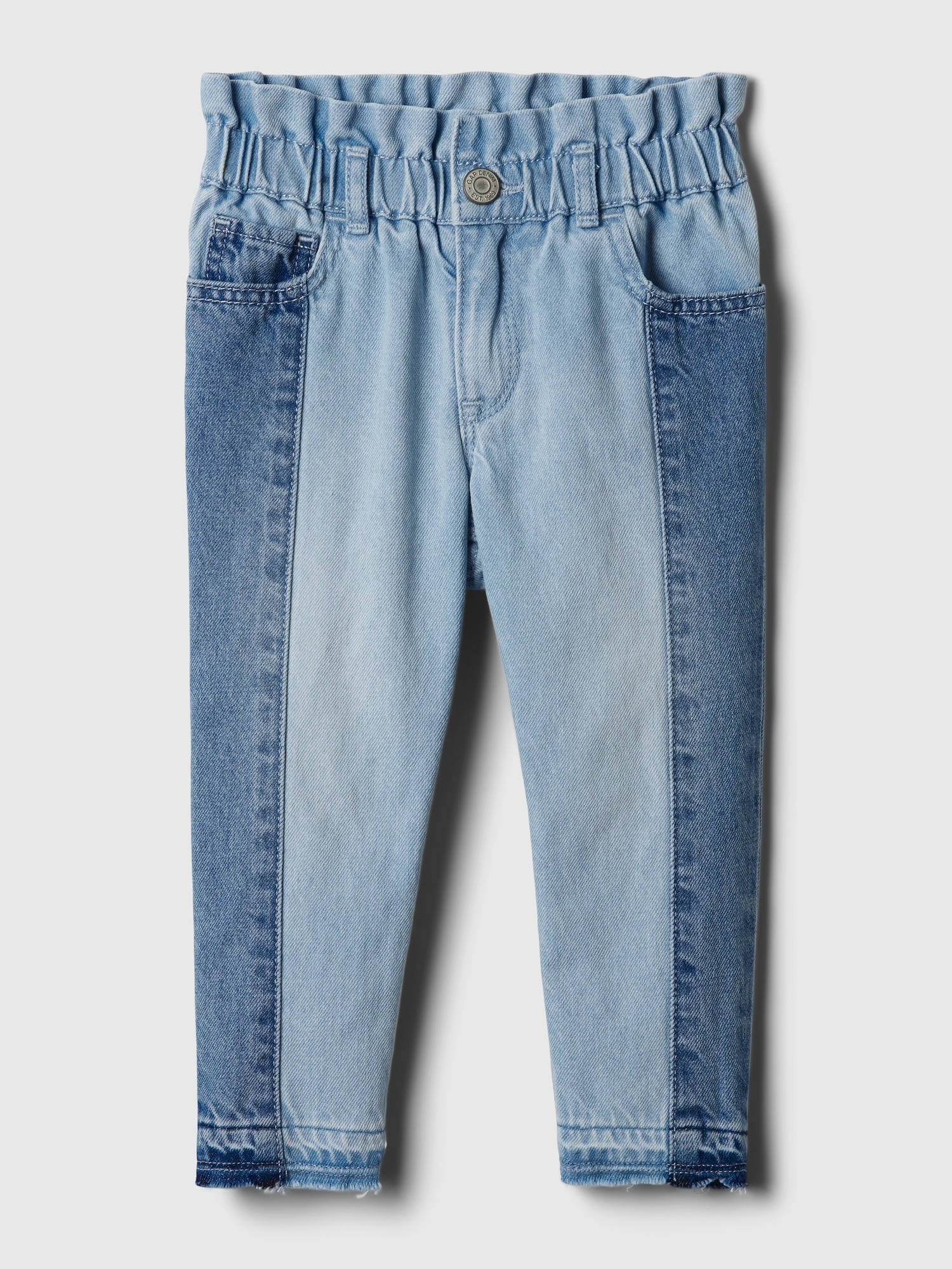 Gap Baby Just Like Mom Jeans In Two Tone Wind Blue
