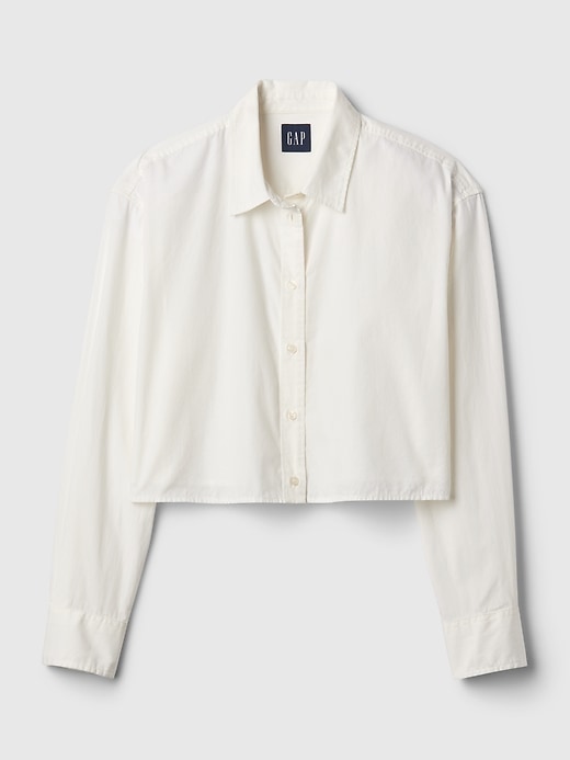 Image number 4 showing, Organic Cotton Ultra-Cropped Shirt