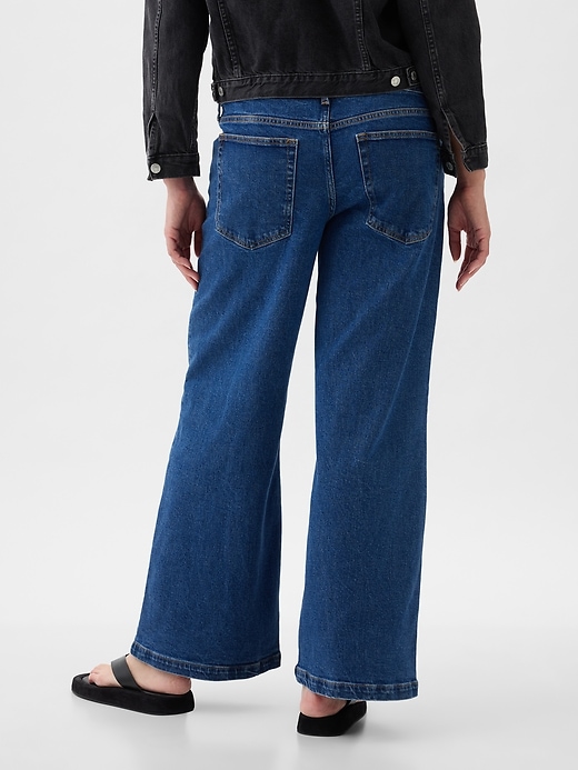 Image number 6 showing, Low Rise Stride Wide-Leg Jeans