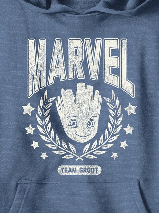Image number 2 showing, Kids Guardians of the Galaxy Groot Collegiate Graphic Hooded Sweatshirt