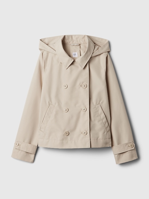 Image number 3 showing, Kids Cropped Trench Coat