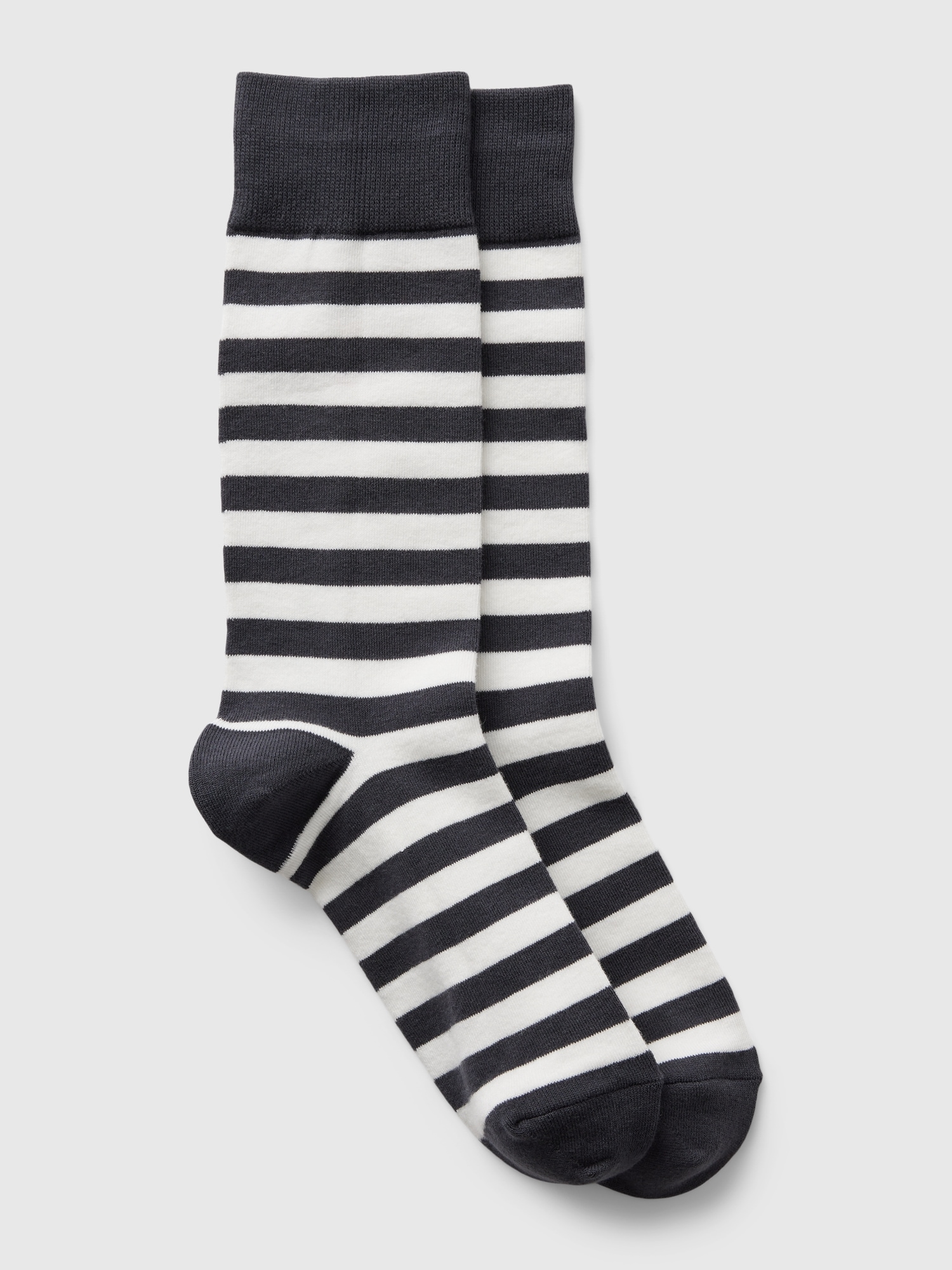Gap Print Dress Socks In Black Stripe