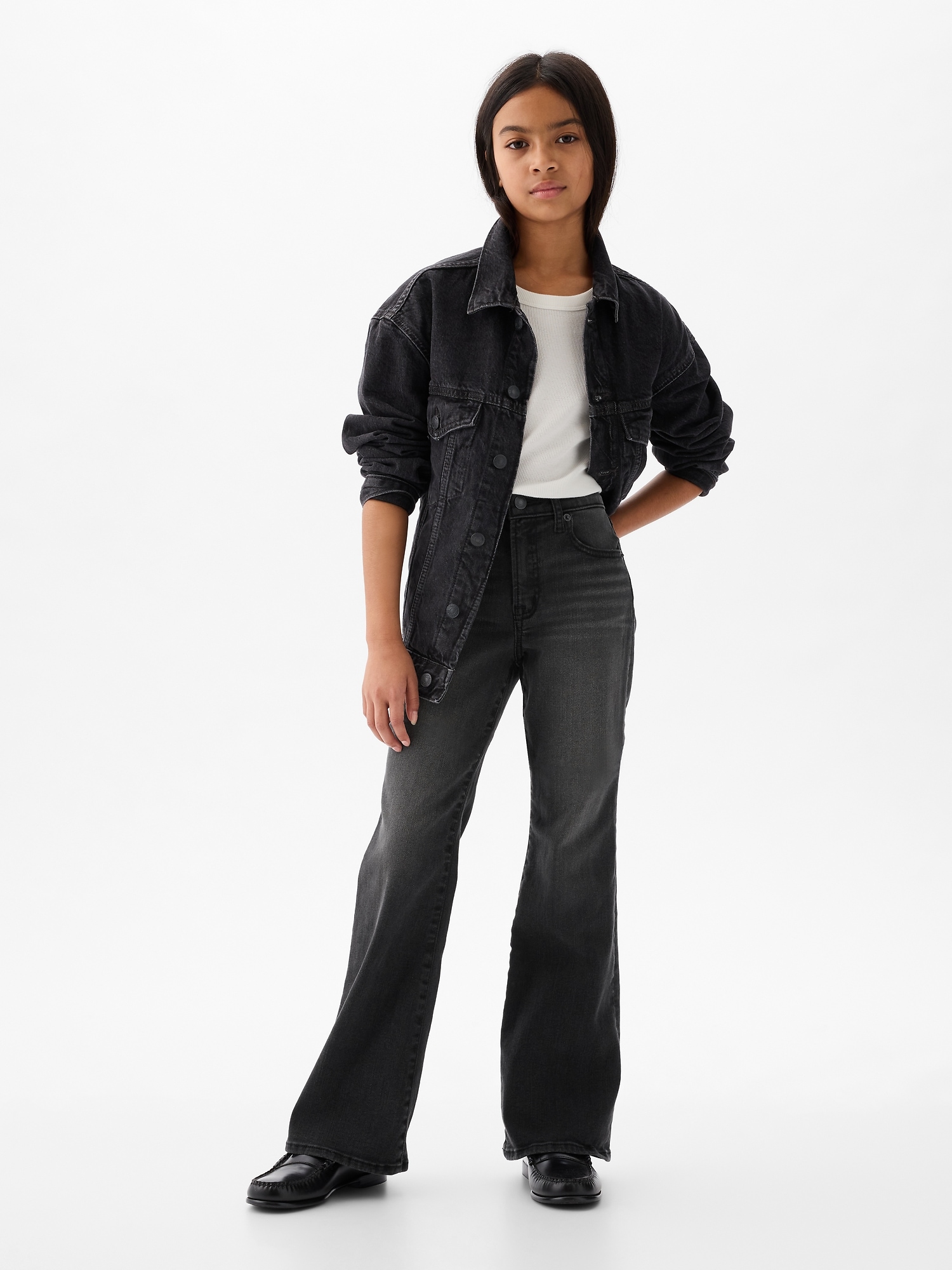 Buy Gap Mid Rise Velour Flare Joggers from the Gap online shop
