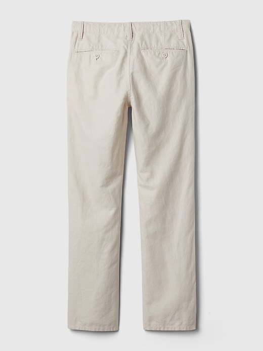 Image number 5 showing, Kids Linen-Cotton Lived-In Khakis