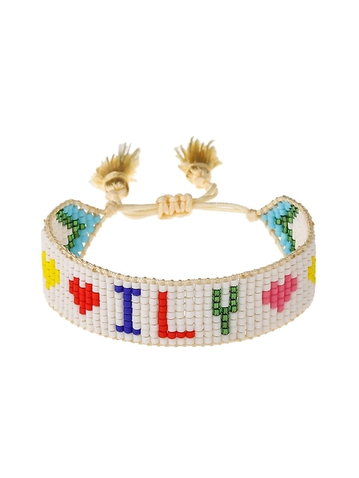 Image number 1 showing, HART ILY Kids Beaded Bracelet