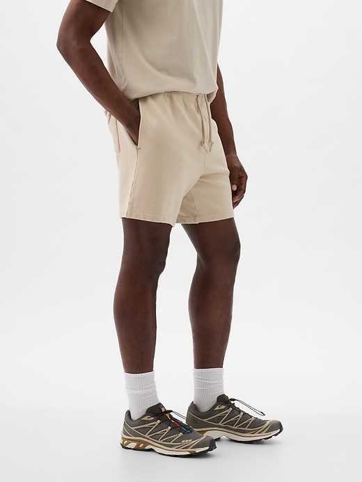 Image number 4 showing, 7" French Terry Shorts with E-Waist