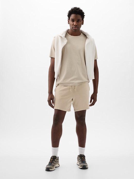 Image number 1 showing, 7" French Terry Shorts with E-Waist