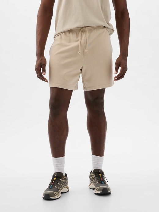 Image number 3 showing, 7" French Terry Shorts with E-Waist