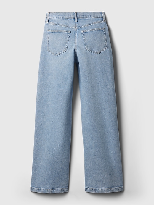 Image number 8 showing, High Rise Stride Wide-Leg  Jeans