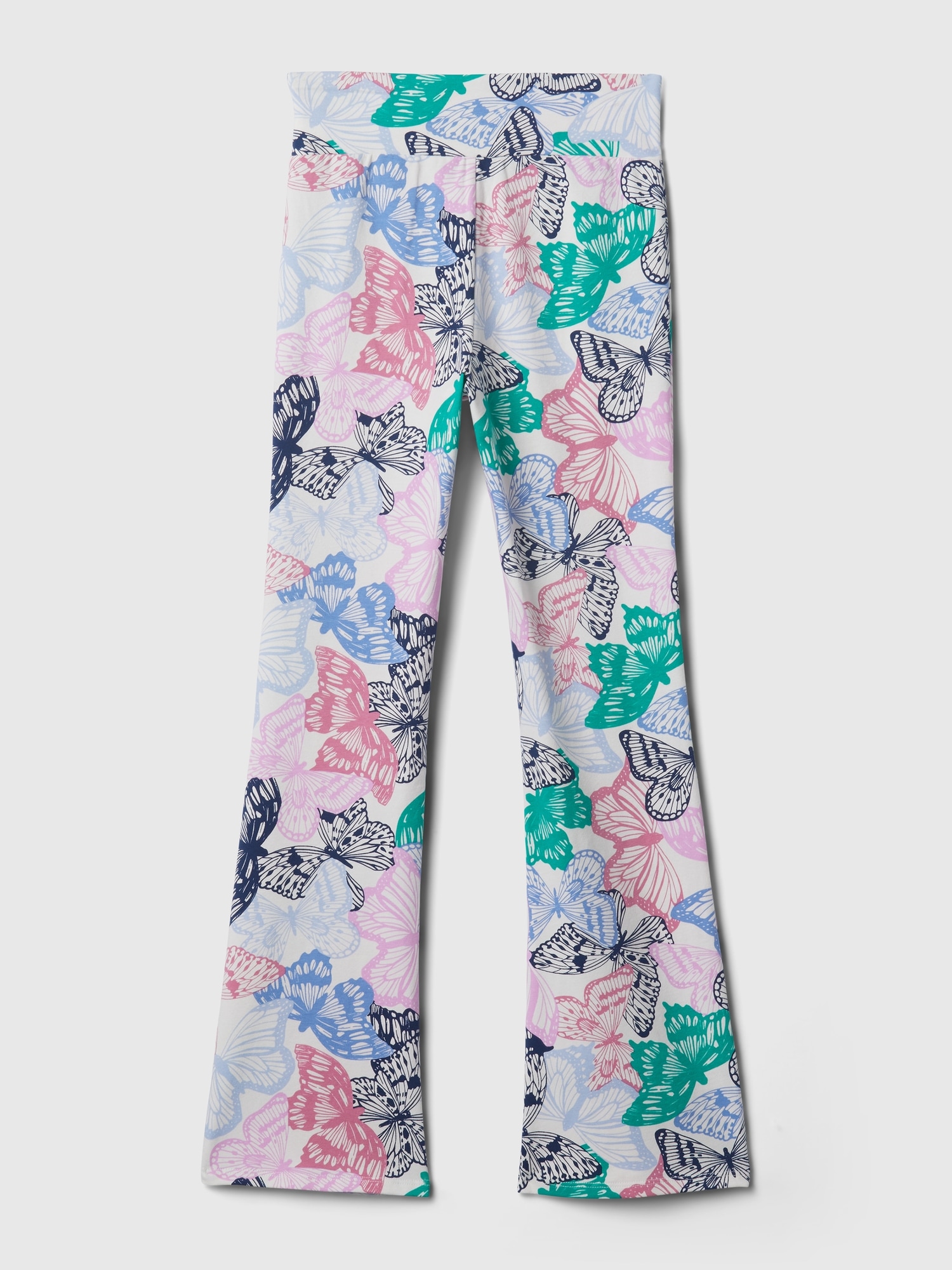 Cotton Rich Patterned Flared Leggings (2-8 Yrs)