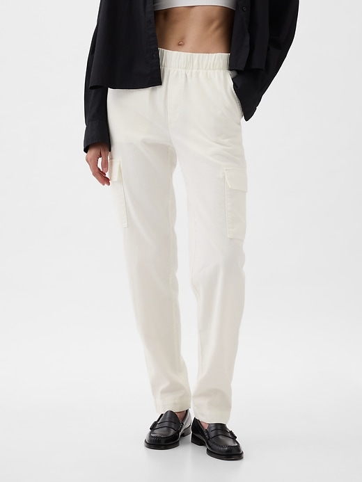 Image number 2 showing, Mid Rise Twill Cargo Pants