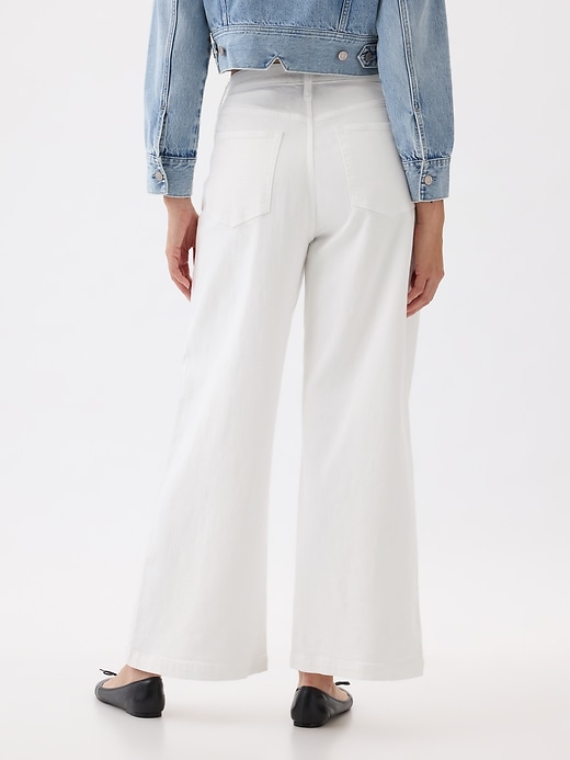 Image number 6 showing, High Stride Wide-Leg Ankle Jeans
