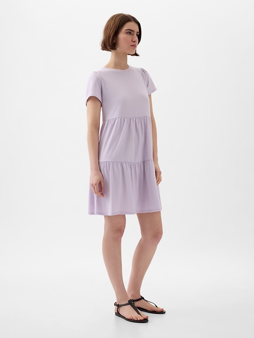 Image number 3 showing, Tiered Mini Dress