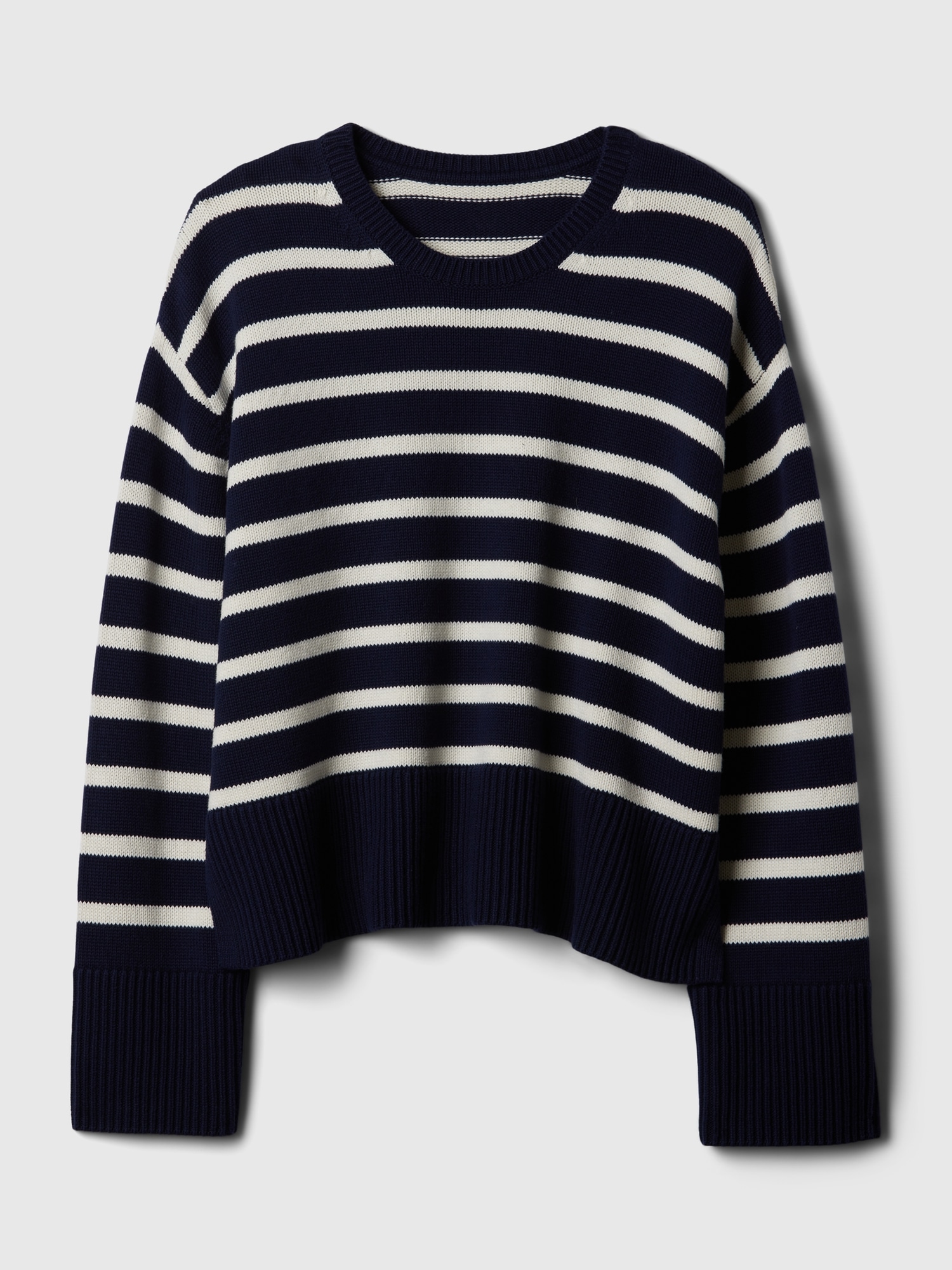 24/7 Split-Hem Shrunken Sweater | Gap