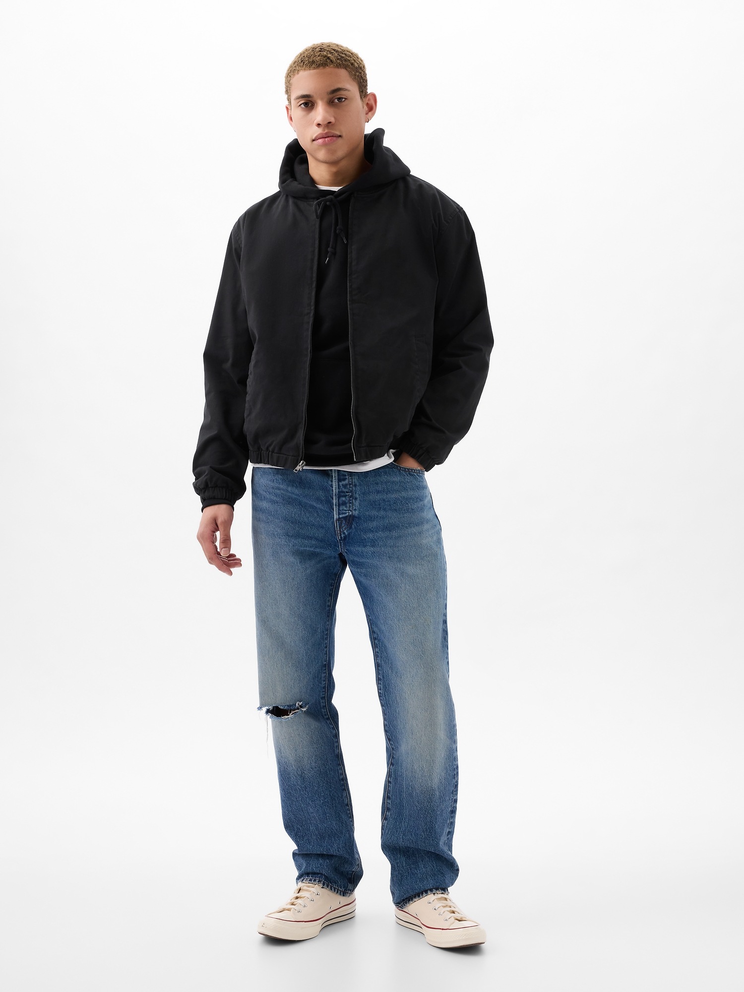 Cotton bomber on sale