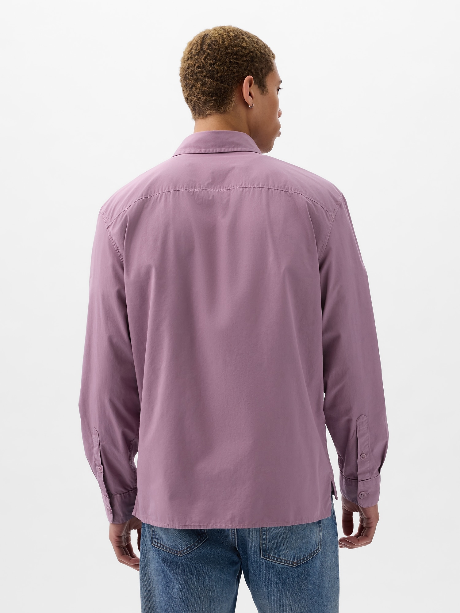 GAP Twill Utility Shirt 2024, Buy GAP Online