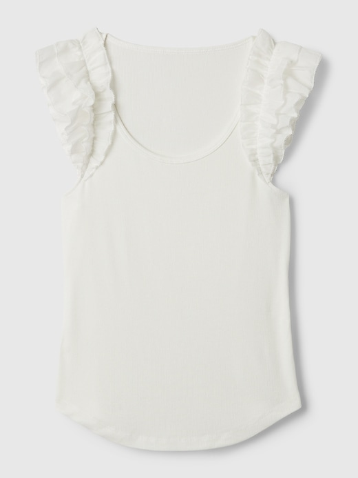 Image number 5 showing, Mini Rib Flutter T-Shirt