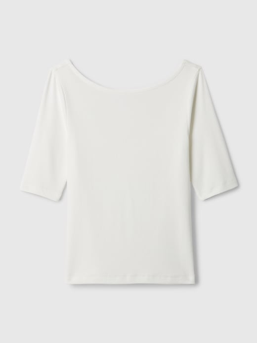 Image number 4 showing, Modern Ballet-Back Cropped T-Shirt