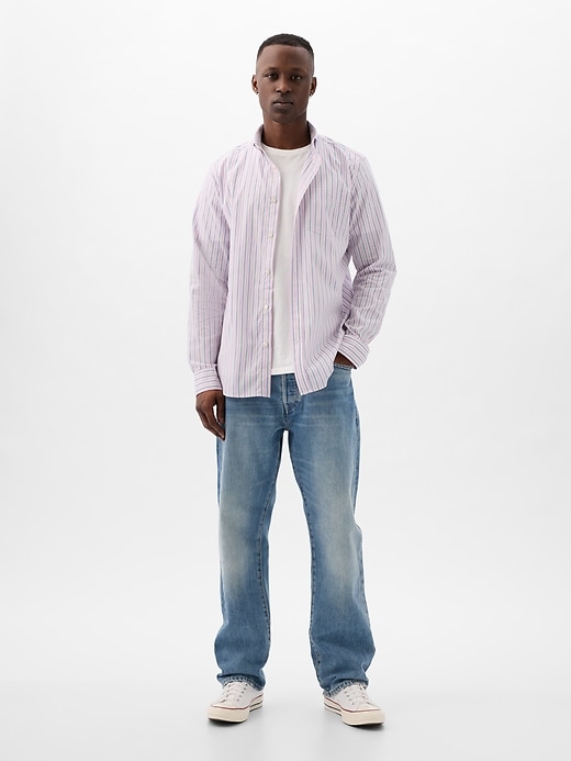 Image number 3 showing, All-Day Poplin Shirt in Standard Fit