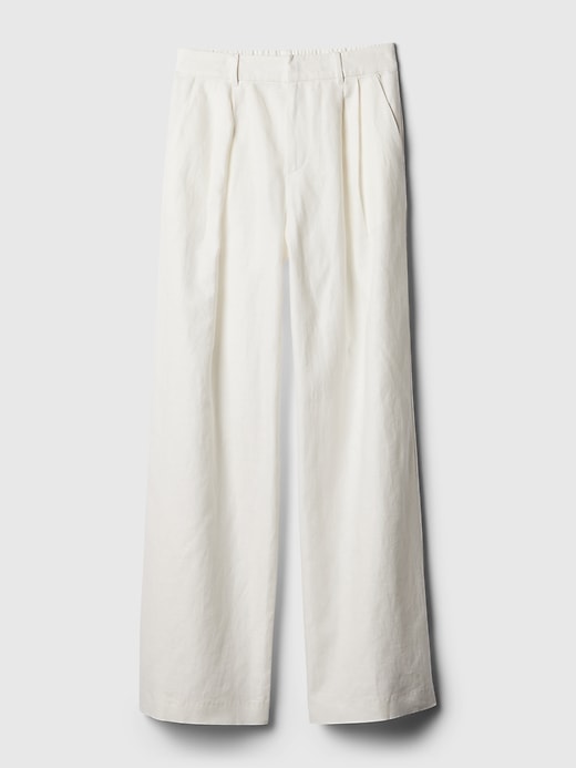 Image number 7 showing, 365 High Rise Linen-Cotton Trousers