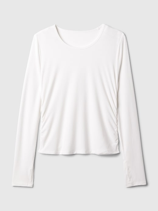 Image number 4 showing, GapFit Breathe Ruched Cropped T-Shirt