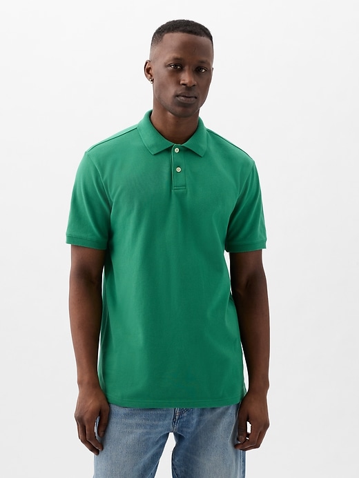 Image number 1 showing, Pique Polo Shirt