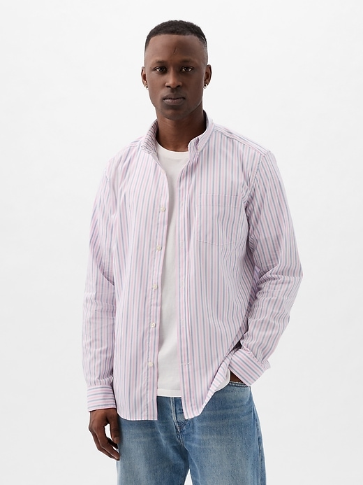 Image number 1 showing, All-Day Poplin Shirt in Standard Fit