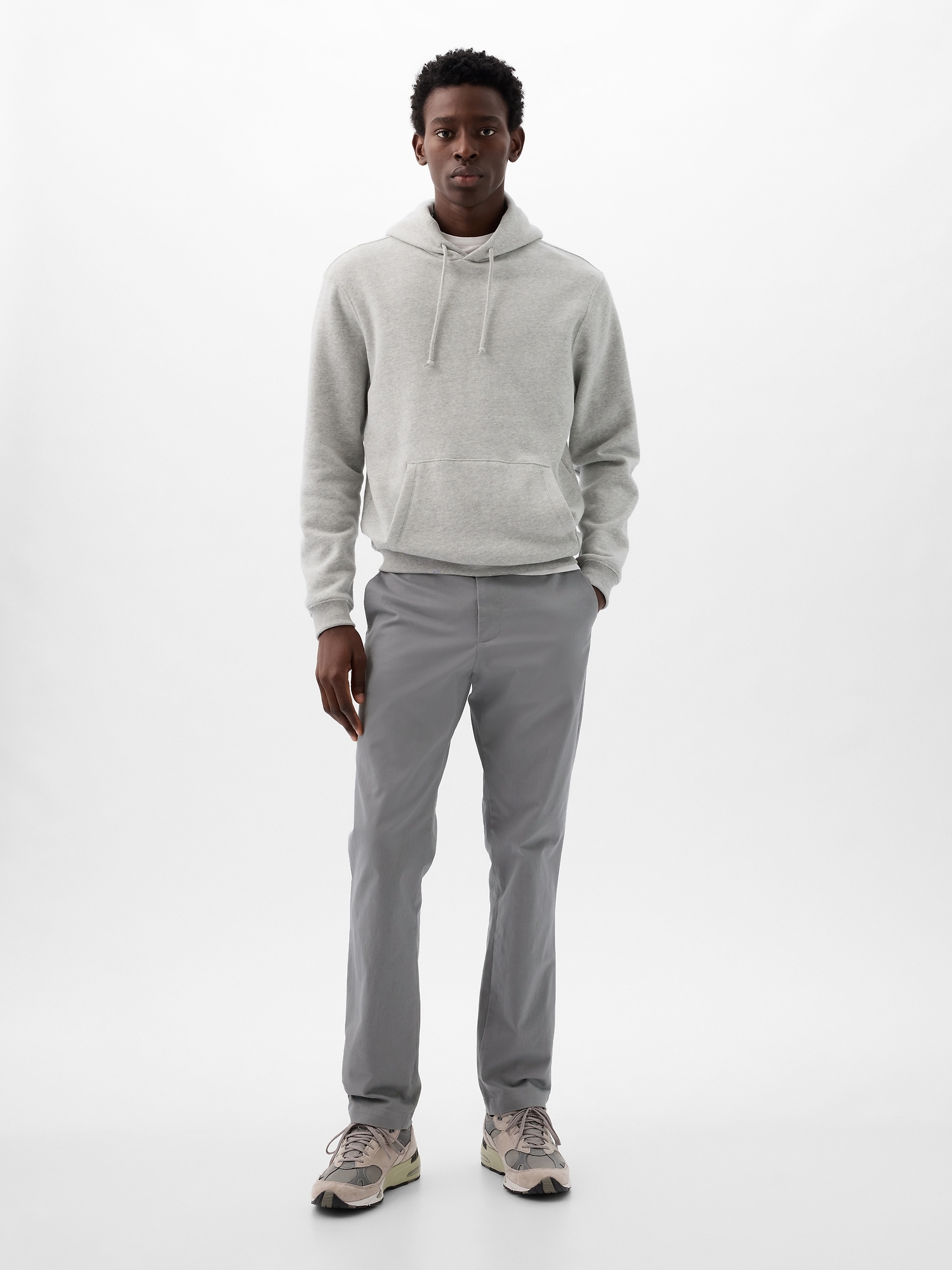 Gap Khakis Tailored Straight Fit Khaki Pants, Men's 29x30 (Grey