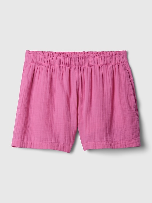 Image number 7 showing, Crinkle Gauze Pull-On Shorts