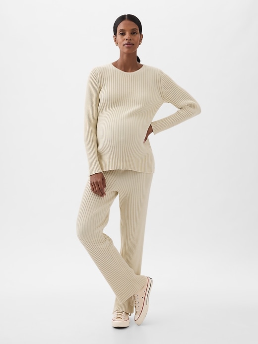 Image number 2 showing, Maternity Rib Sweater