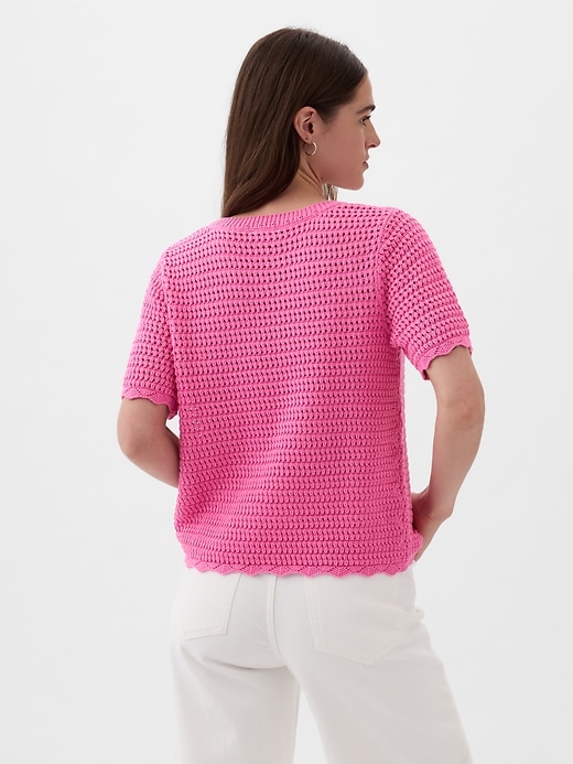 Image number 2 showing, Crochet Sweater