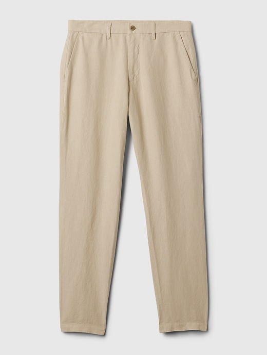 Image number 5 showing, Linen-Cotton Trousers in Slim Fit