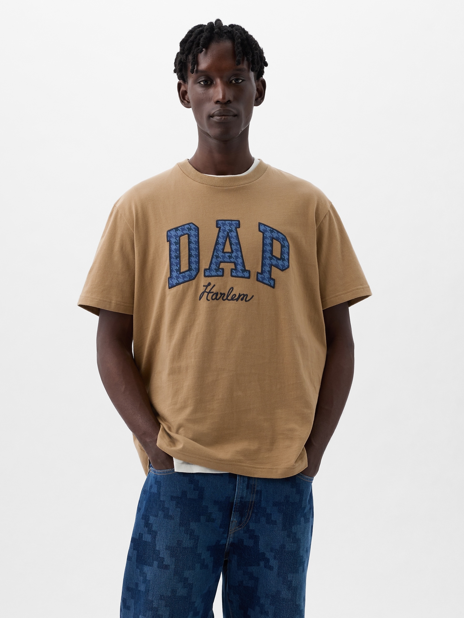 Shop Gap Dap ×  Logo Graphic T-shirt In Perfect Khaki