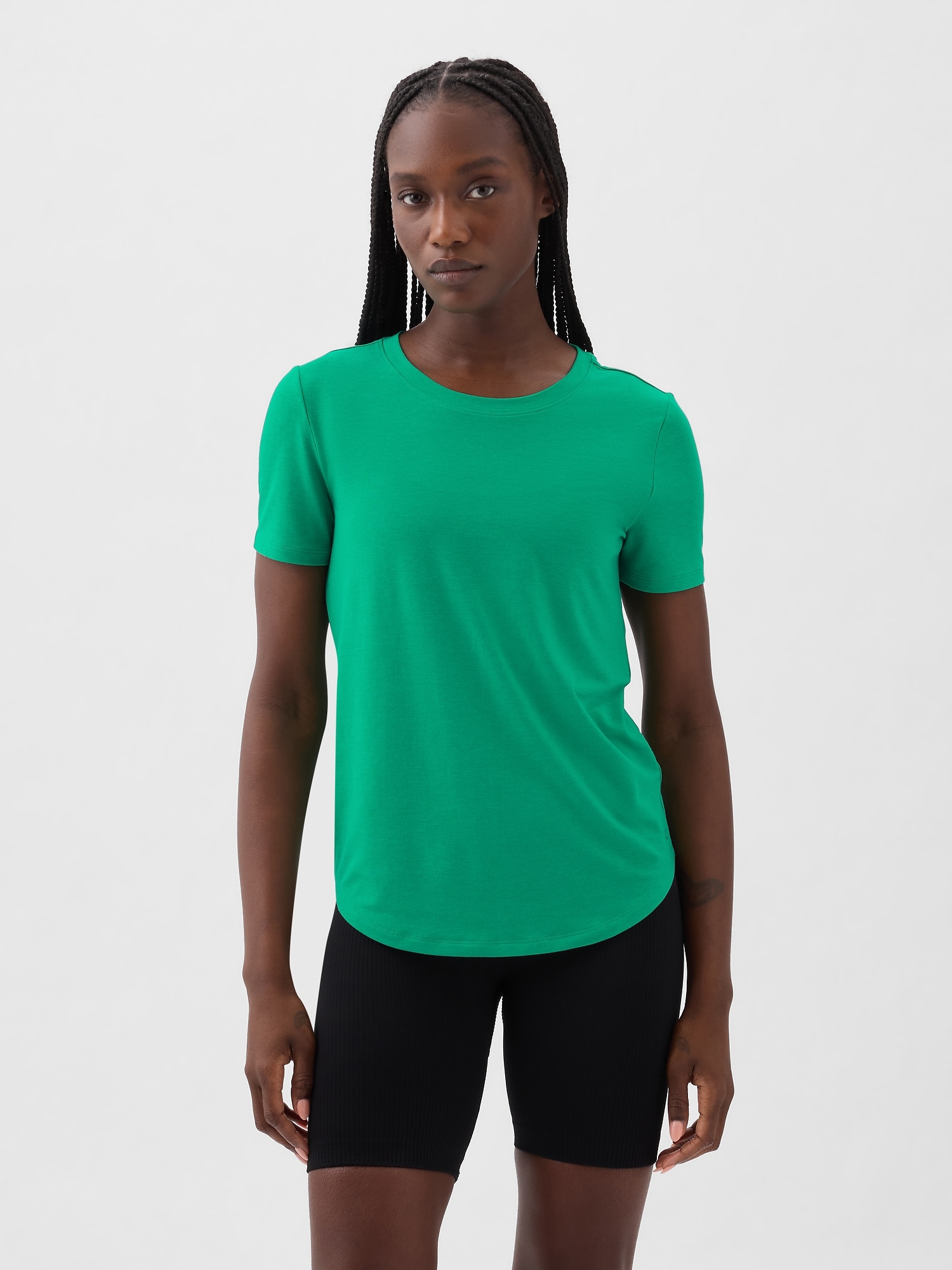 Women's Gapfit Breathe Turtleneck T-Shirt By Gap Red Size M