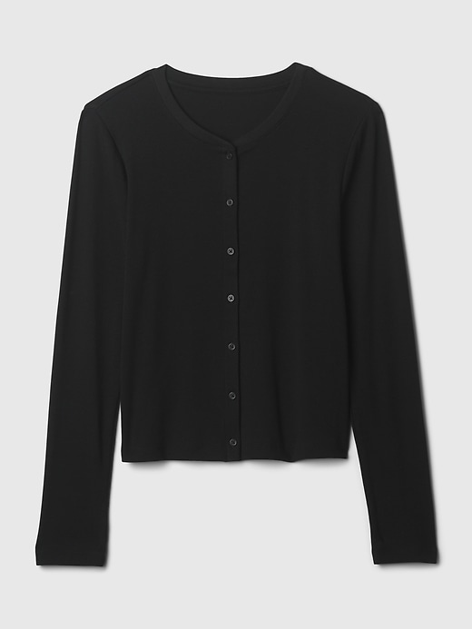 Image number 4 showing, Modern Rib Cardigan Shirt