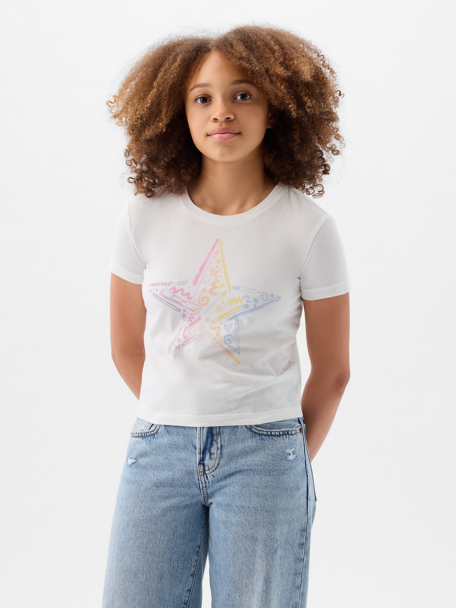 Kids Organic Cotton Graphic T-Shirt | Gap