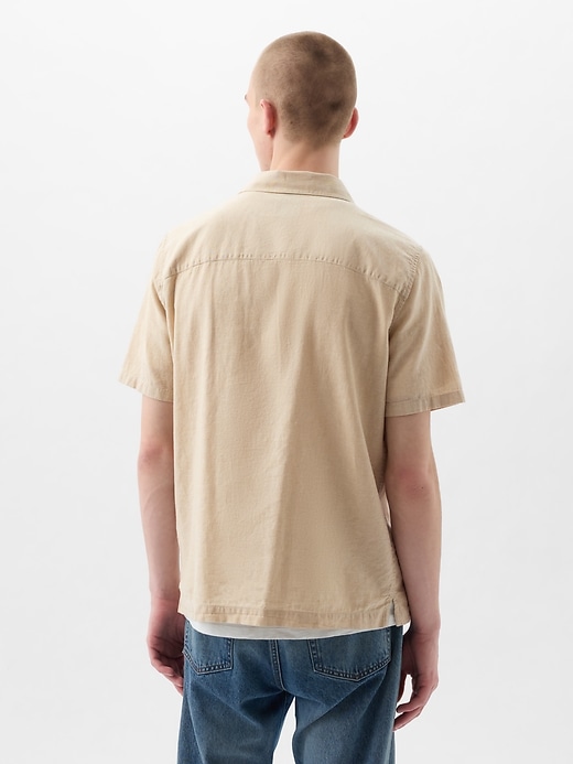 Image number 2 showing, Linen-Cotton Shirt
