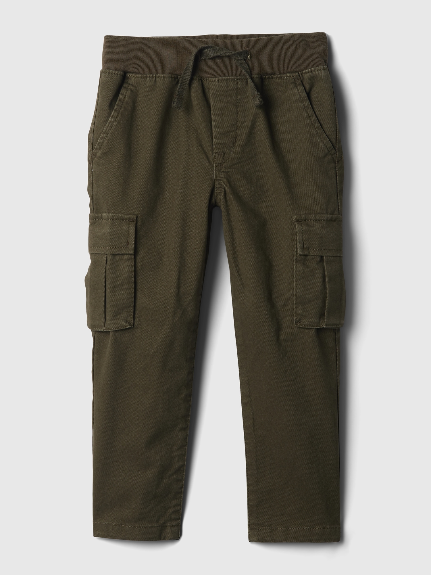 Gap Kids Light Gray Boys Cargo Pants Adjustable Waist Size 8 EUC