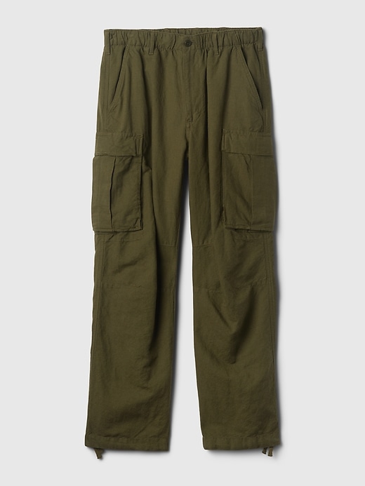 Image number 5 showing, Linen-Cotton Cargo Pants