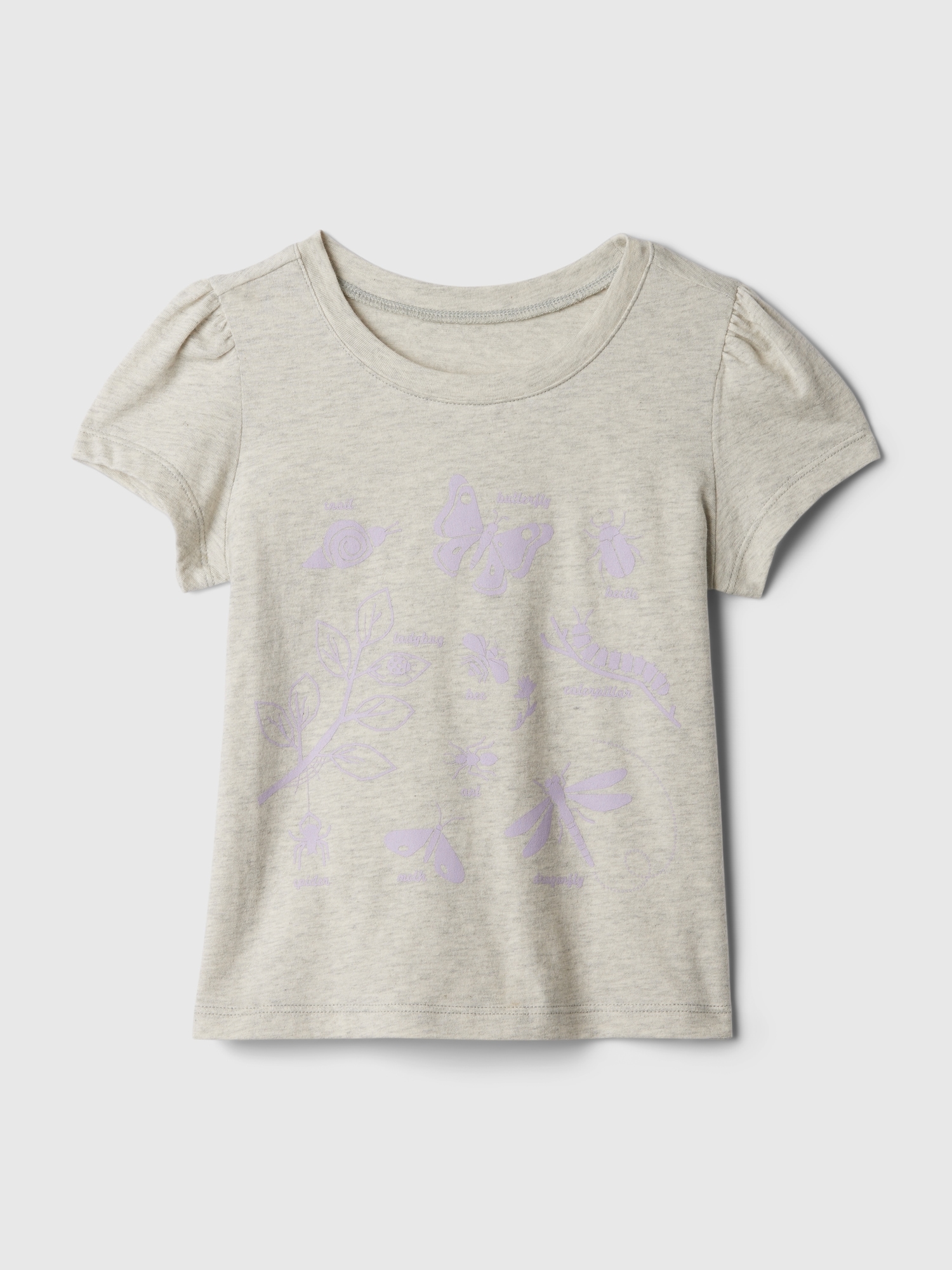 Shop Gap Baby Mix And Match Graphic T-shirt In Light Grey Heather