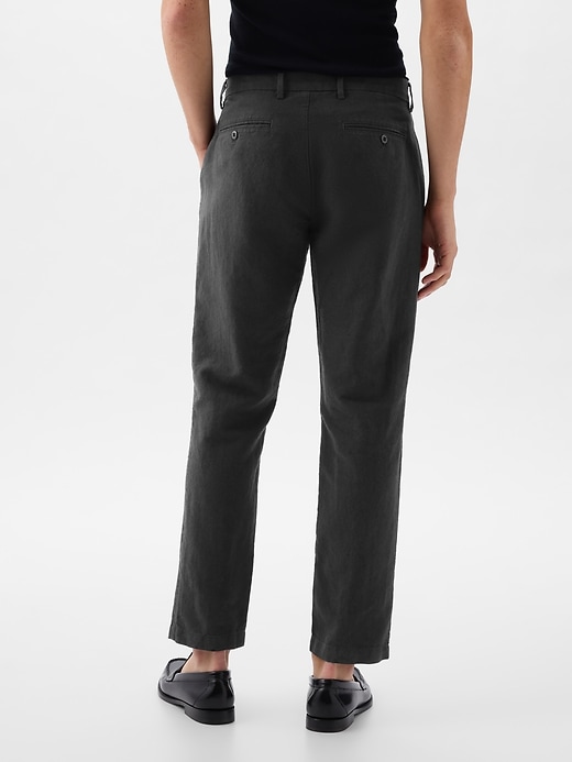 Image number 4 showing, Linen-Cotton Trousers in Slim Fit
