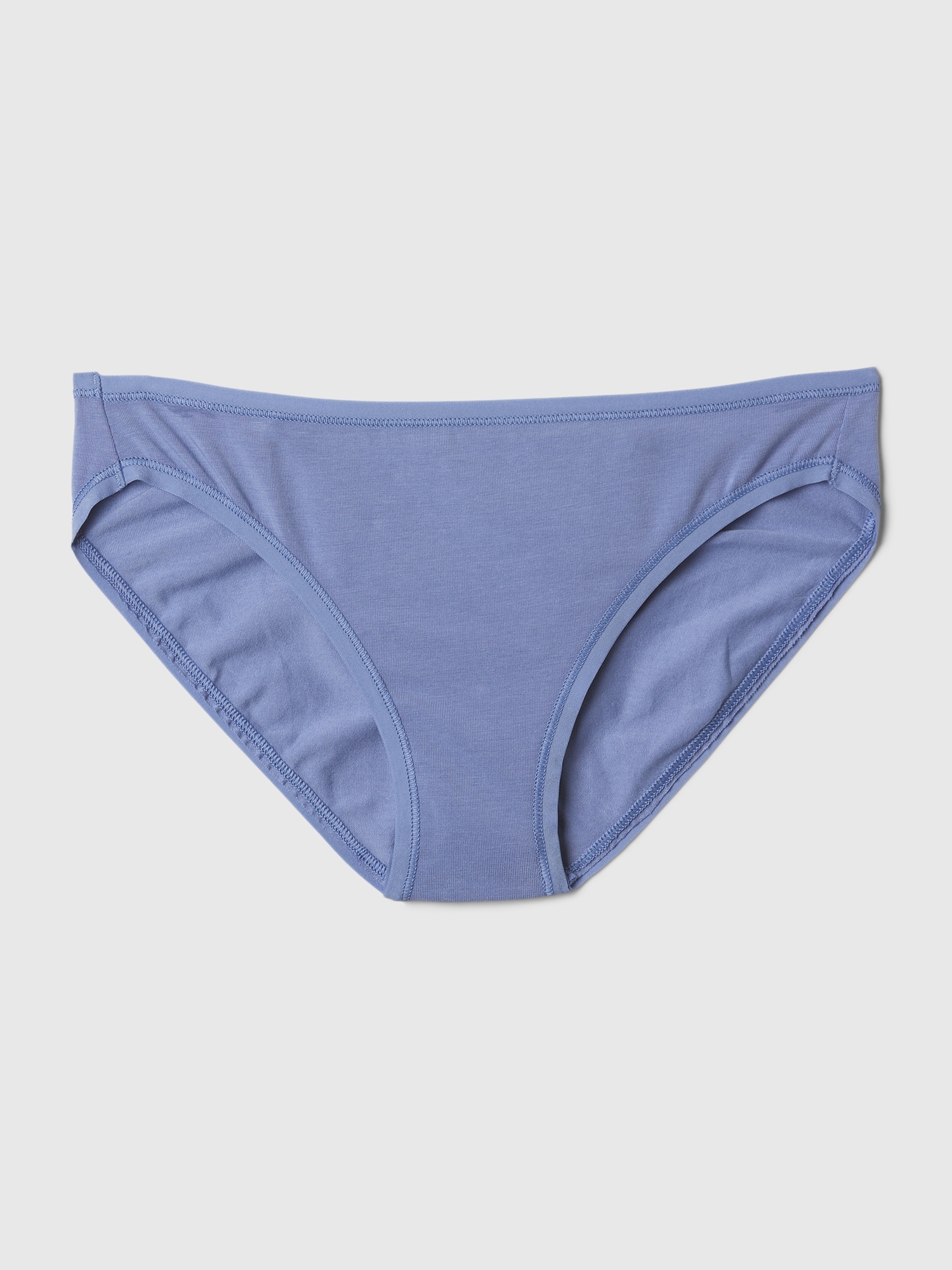 Gap Organic Stretch Cotton Bikini In Larkspur Blue
