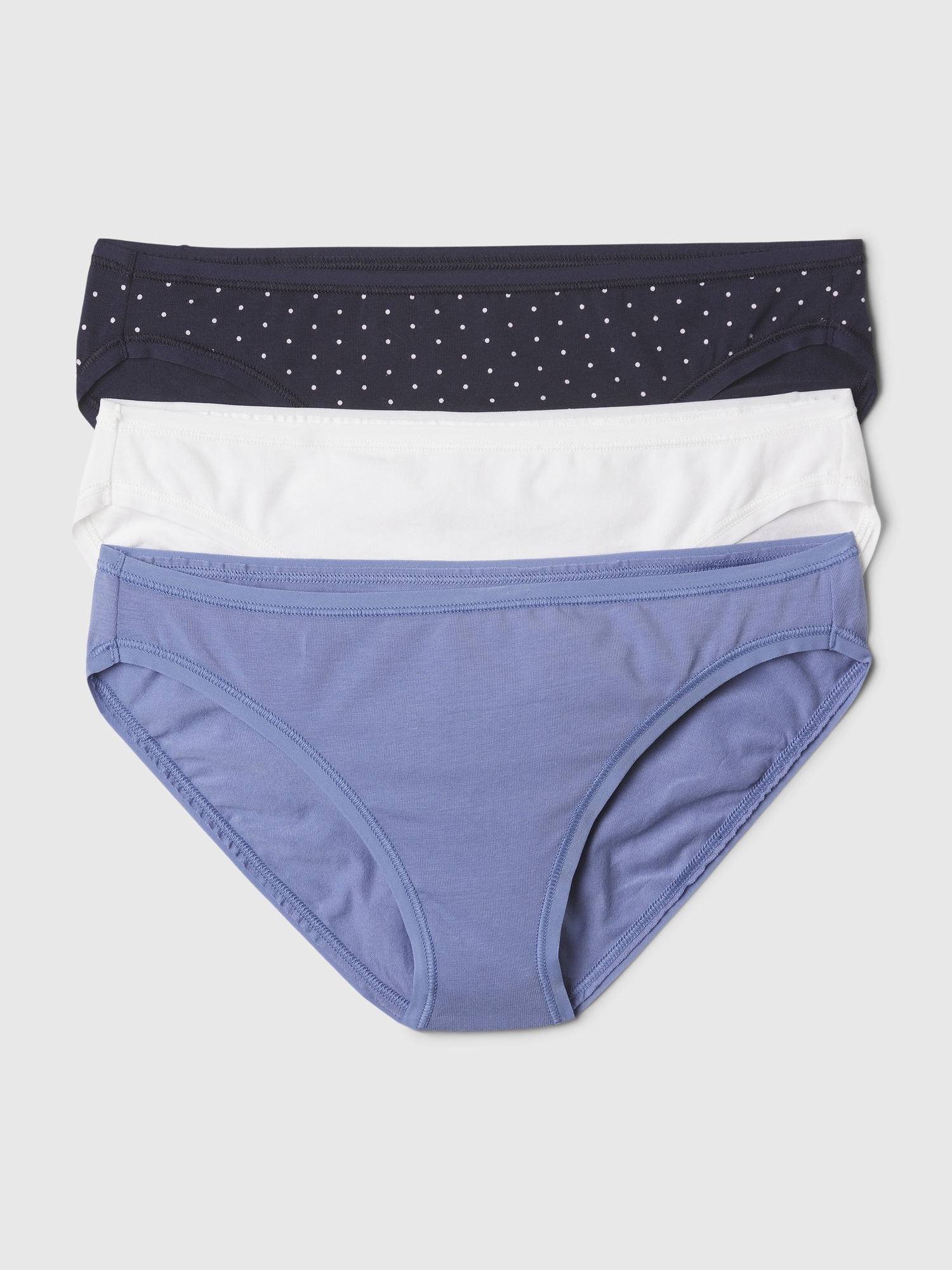 Women's Cotton Stretch Underwear Soft Mid Rise Briefs Underpants 3