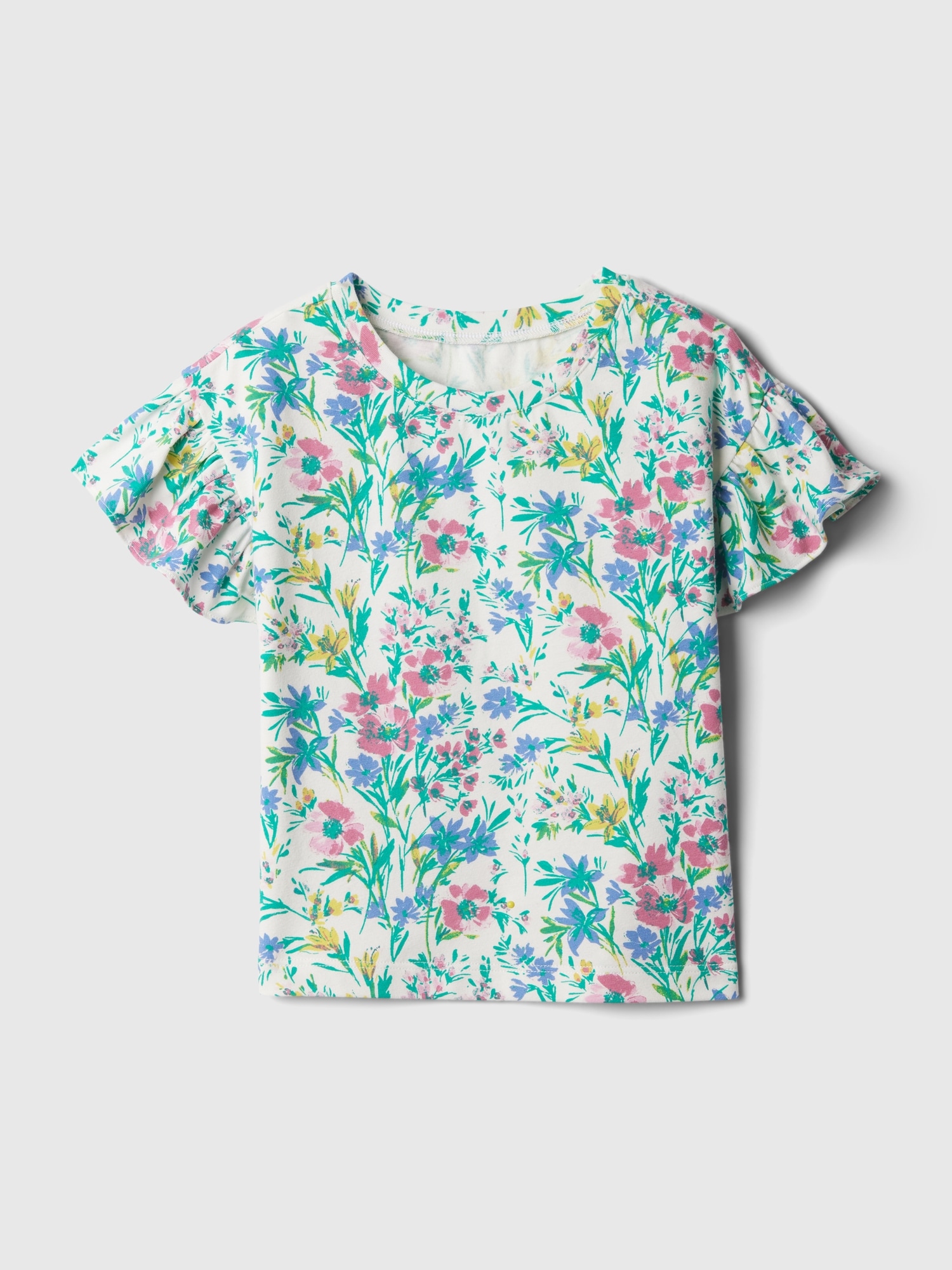 Shop Gap Baby Mix And Match Flutter T-shirt In Multi Floral