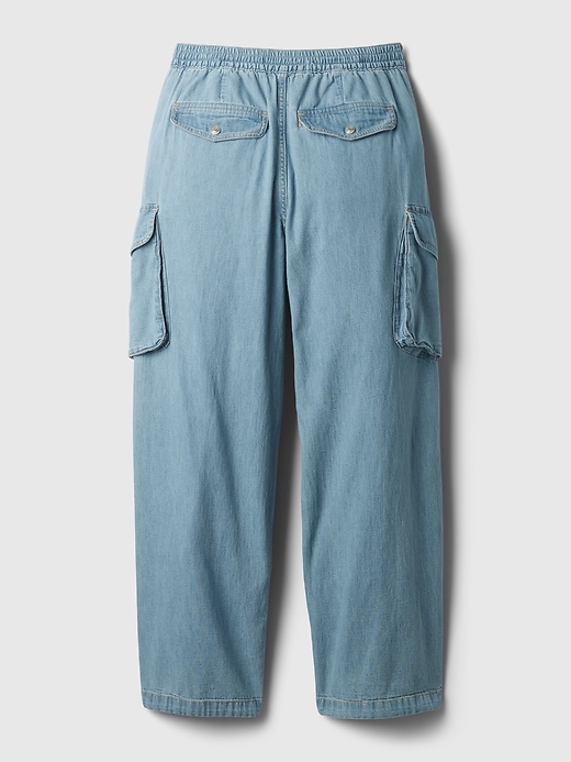 Image number 6 showing, Mid Rise Wide Baggy Cargo Jeans