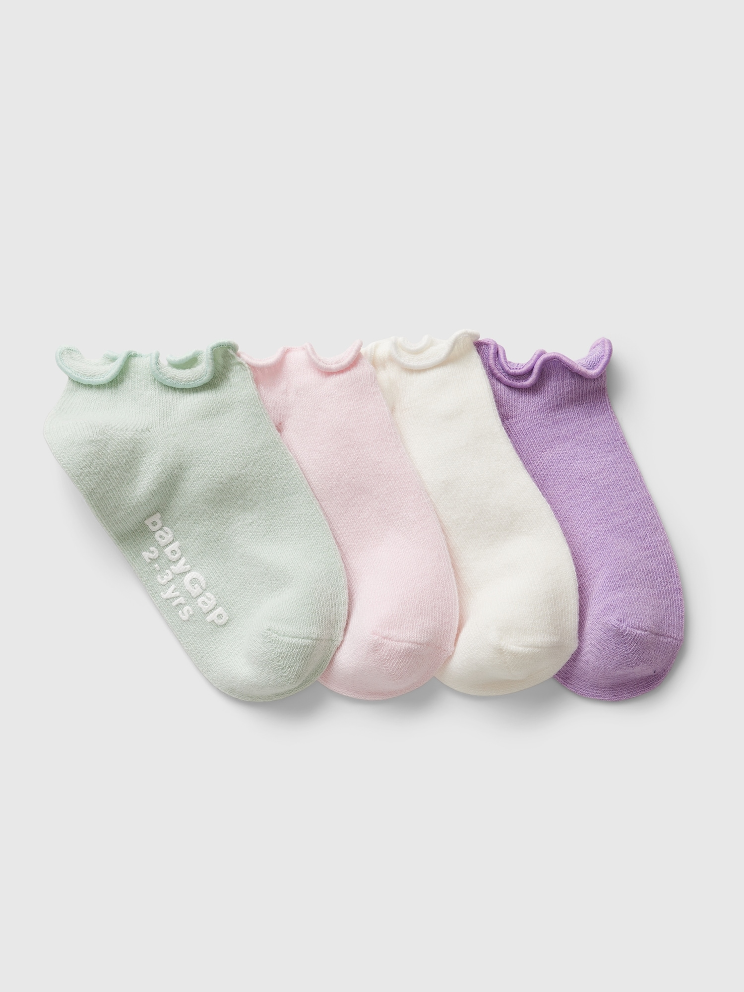 Gap Babies' Toddler No-show Socks (4-pack) In Multi