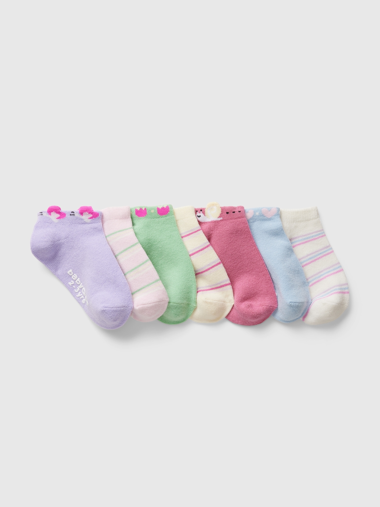 Gap Babies' Toddler No-show Socks (7-pack) In Multi